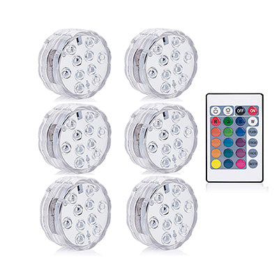 3 LEDs Underwater Light 16 Colors RGB IP68 Waterproof Swimming Pool