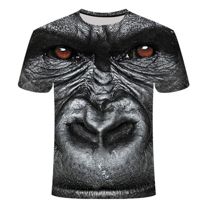 Face digital print T-shirt