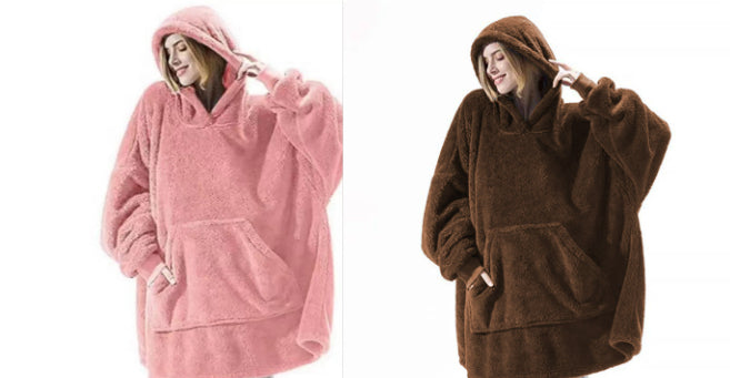 Hoodie Sweatshirt With Big Pocket Tops Sweater Comfortable Loose