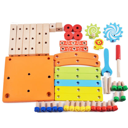 Children's Chair Building Block Toys Kids DealSniper.net