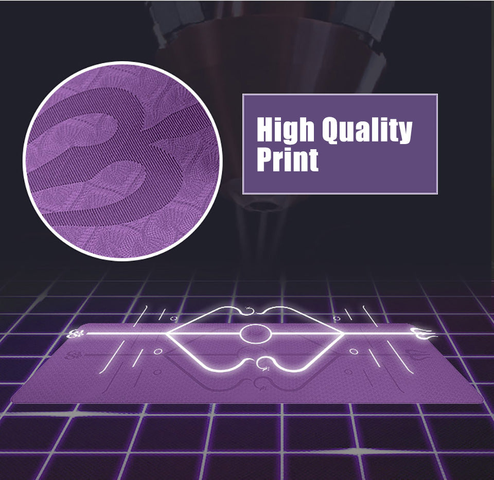 Non Slip TPE Yoga Mat Position Line Beginner Sports DealSniper.net