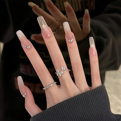 High-End Butterfly Zircon Open Rings For Women Trendy Fashion Jewelry Gym From House