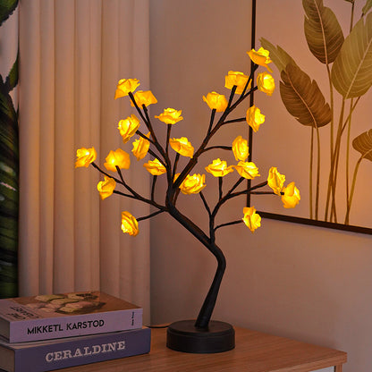 Table Lamp Flower Tree Rose Lamps Fairy Desk Night Lights Home dealsniper-net