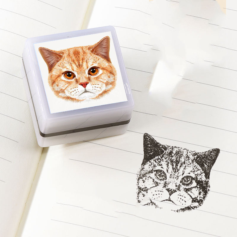 Custom-Made Pet Portrait Stamp DIY For Dog Figure Seal Pets Gym From House To customize