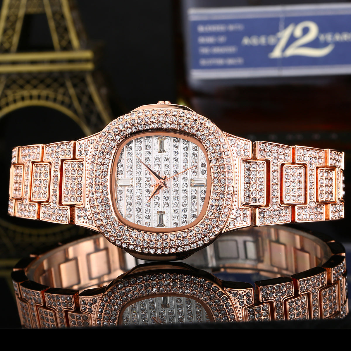 Fashion diamond watch Jewelry DealSniper.net Rose gold