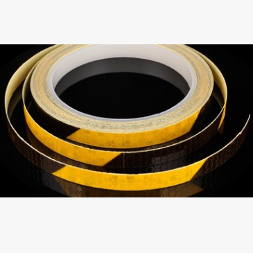 Car and motorcycle bicycle reflective stickers mountain bike luminous stickers dead fly bicycle wheel body sticker Vehicle DealSniper.net Yellow and Black