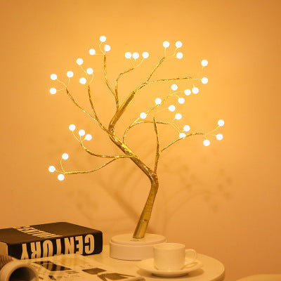 LED Tree Lights Decorate Bedroom Decorative For Birthday Gifts Home Decor dealsniper-net Pearl 36Lamp