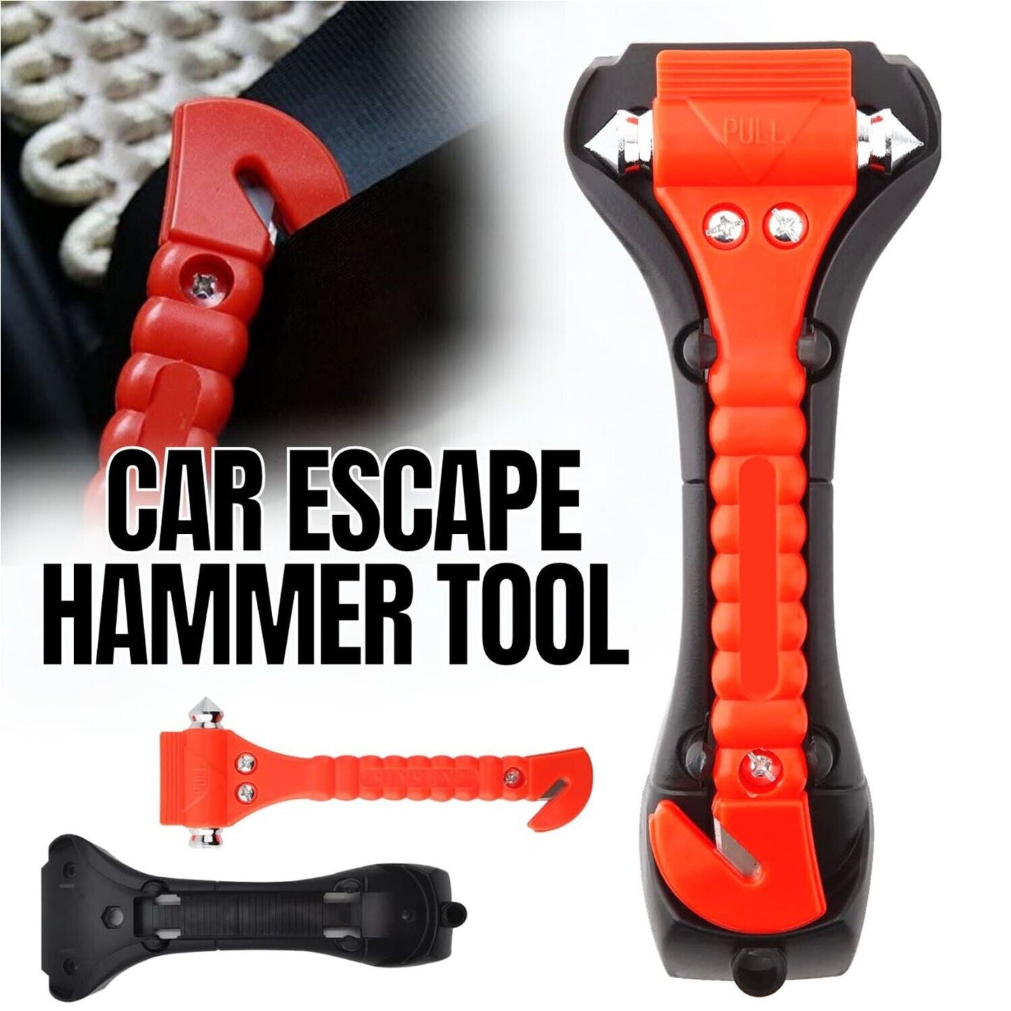 Emergency Escape Hammer Auto Car Window Glass Tool Breaker Seat Belt Cutter NEW Home dealsniper-net