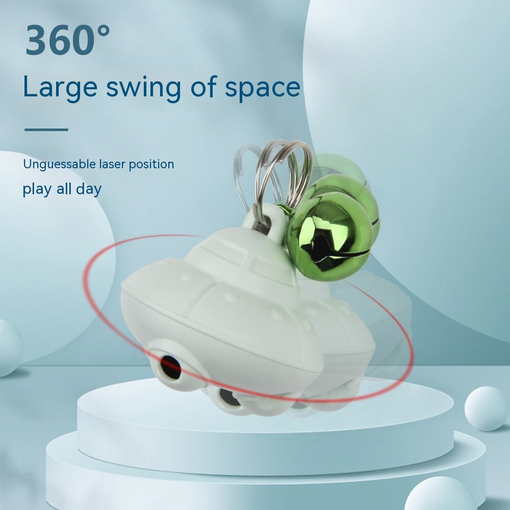 Cat Self-Hi Toy Flying Saucer USB Charging Pets dealsniper-net