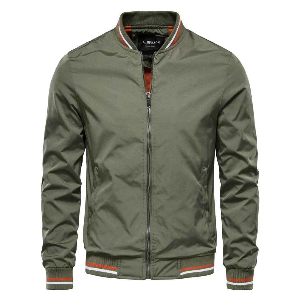 Trendy Men's Jacket Spring And Autumn Coat Fashion Outerwear Men Gym From House