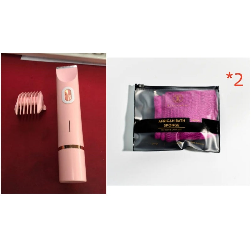 2 In 1 Hair Remover Women's Double Head Shaver Beauty DealSniper.net Pink Set3 USB
