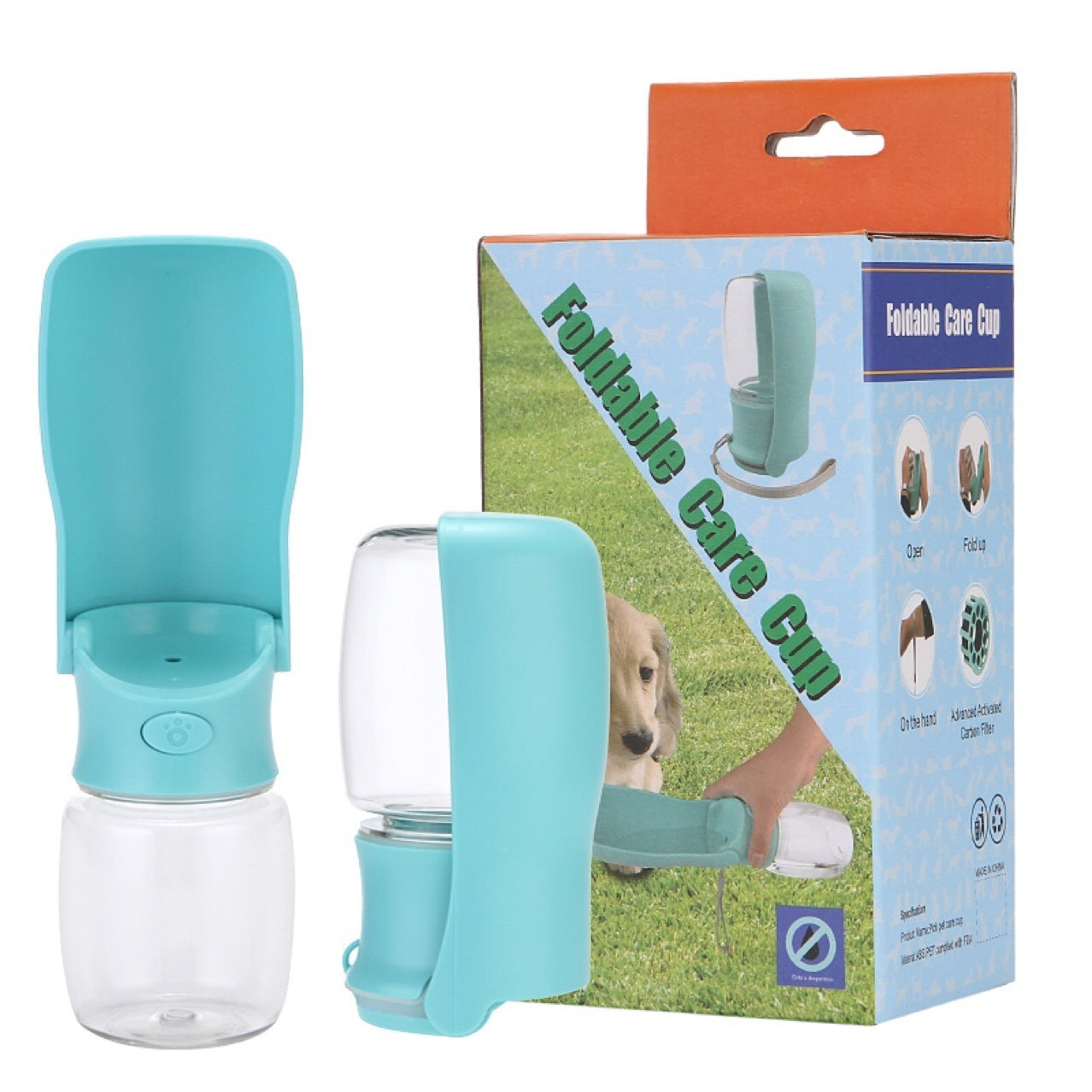 Dog Portable Water Bottle Foldable Pet Water Dispenser Pets dealsniper-net