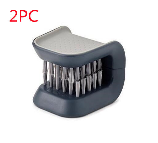 U-Shaped Knife And Cutlery Cleaner Brush Home Kitchen