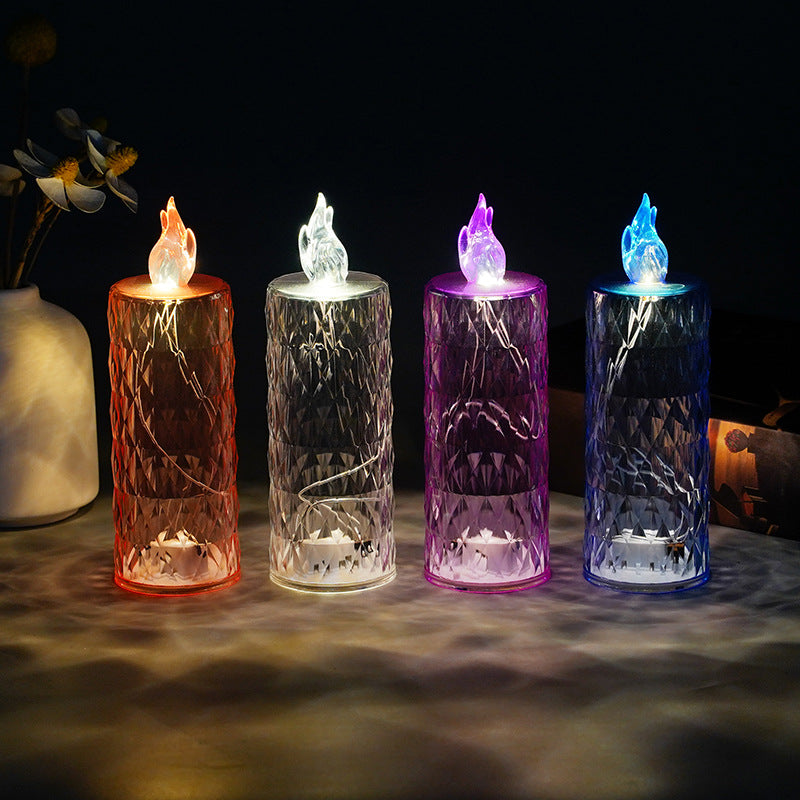 LED Electronic Candle Light Christmas Decorations Holidays Gym From House