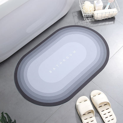 Home Bathroom Super Absorbent Shower Bath Mat House Gym From House EGrey 400MMx600MM