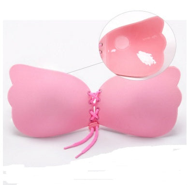 Large Size Strapless Bra Adhesive Sticky Push Up Bras Women dealsniper-net Pink A