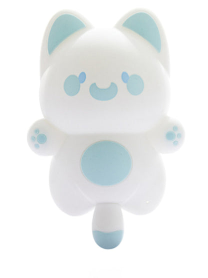 Cartoon USB Charging Soft Light Adjustable Small Night Lamp Home Decor Gym From House Blue Regular Style