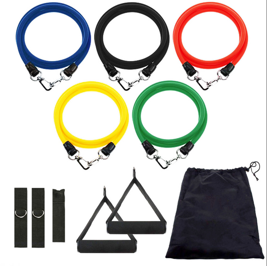 11-piece suit fitness rally pull rope Sports DealSniper.net