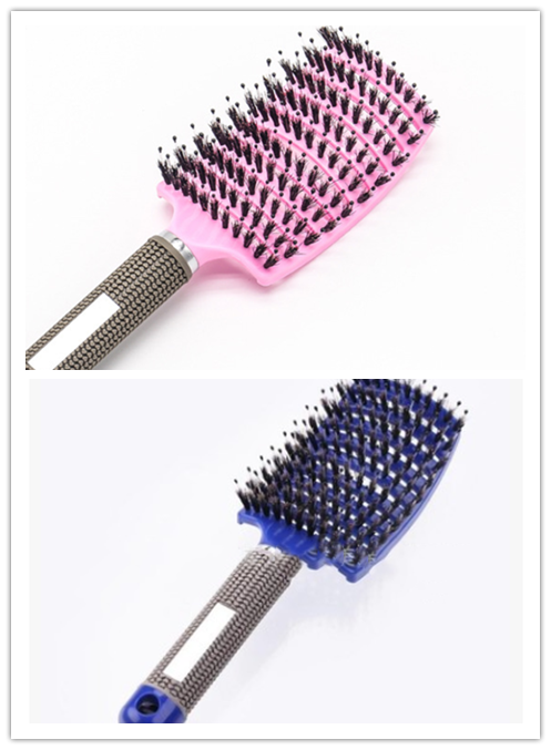 Hairbrush Anti Klit Brushy Haarborstel Women Detangler Hair Brush Bristle Nylon Scalp Massage  Teaser Hair Brush Comb