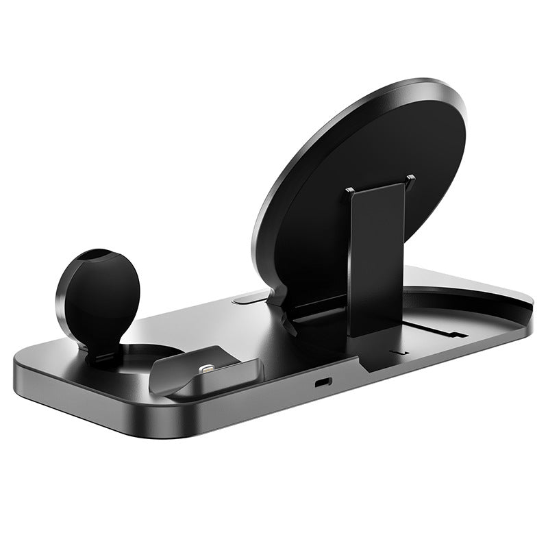3 in 1 Wireless Fast Charger Gadgets Gym From House Black EU plug