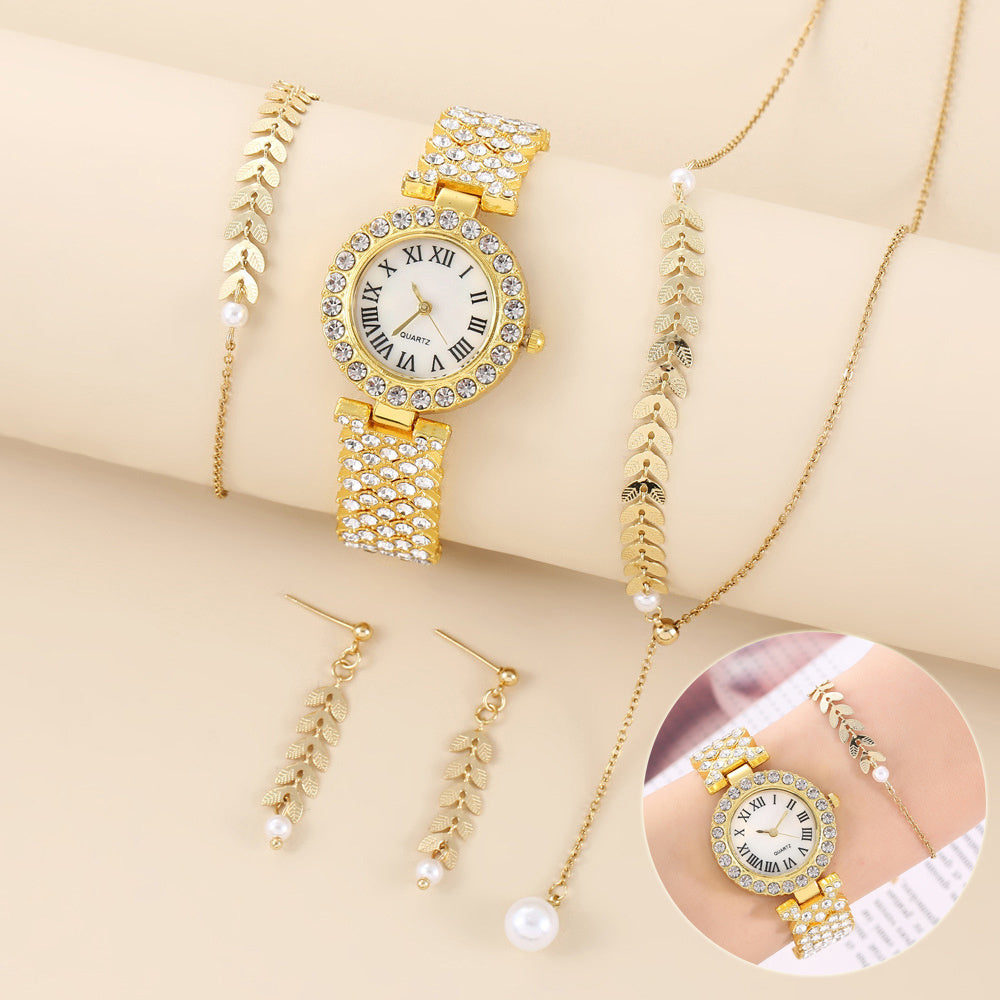 Diamond Women Watches Luxury Fashion Rhinestone Quartz Jewelry dealsniper-net