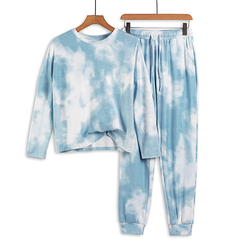 Two Piece Set Tracksuit Women Clothes Women dealsniper-net Light Blue L