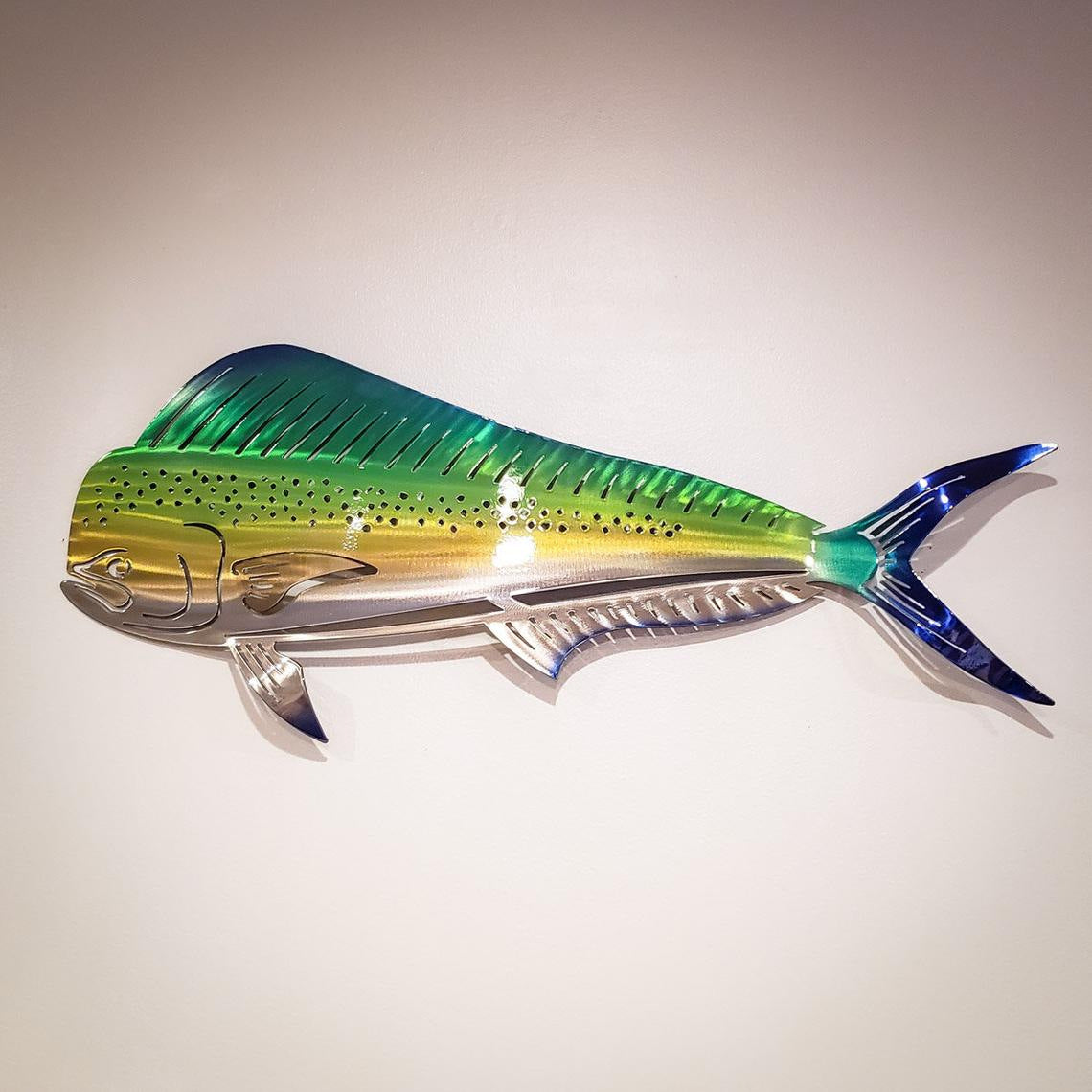 New Style Shark Stainless Steel Art Decorations Home Decor Gym From House C 25X8cm