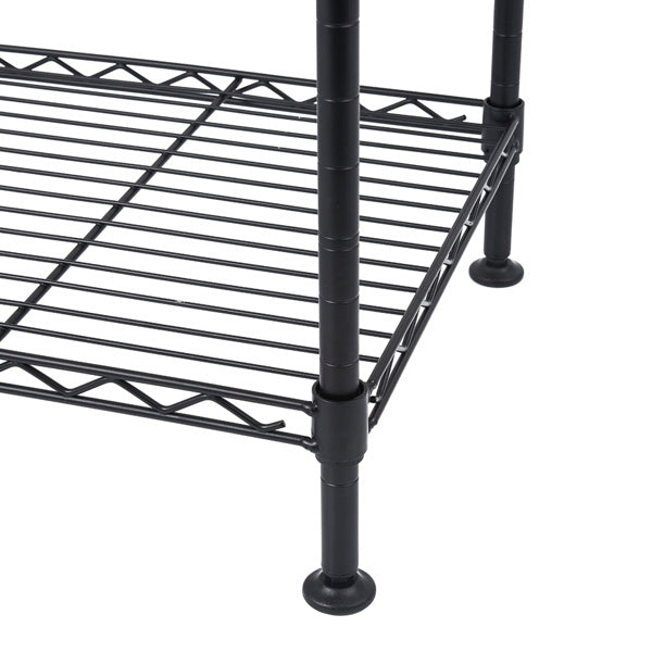 Four Layer Metal Household Shelf Adjustable House DealSniper.net