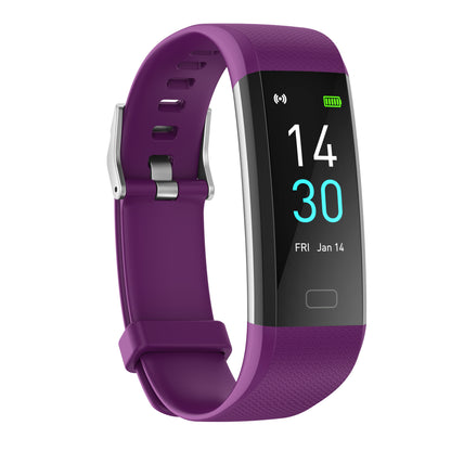 Blood Pressure Fitness Heart Rate Meter Step Temperature Smart Watch Health dealsniper-net Purple