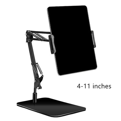 Universal Mobile Phone Holder 360 Degree Rotating Long Arms Gadgets Gym From House Black square 4to11inch Flat