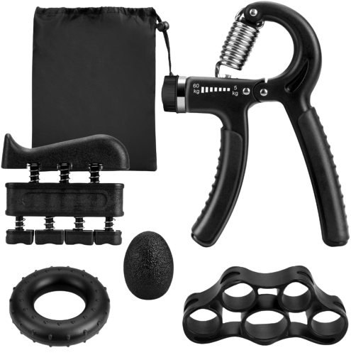 Hand Grip Adjustable Trainer Gripper Strengthener Gym Strength Exerciser Sports DealSniper.net 5Pcs