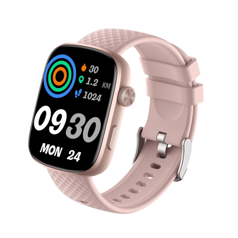 Smart Watch Bluetooth Call &1.95 HD Screen -Heart Rate Jewelry Gym From House Pink