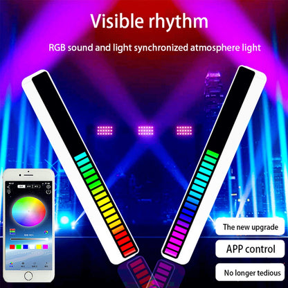 New Car Sound Control Light RGB Voice-Activated Music