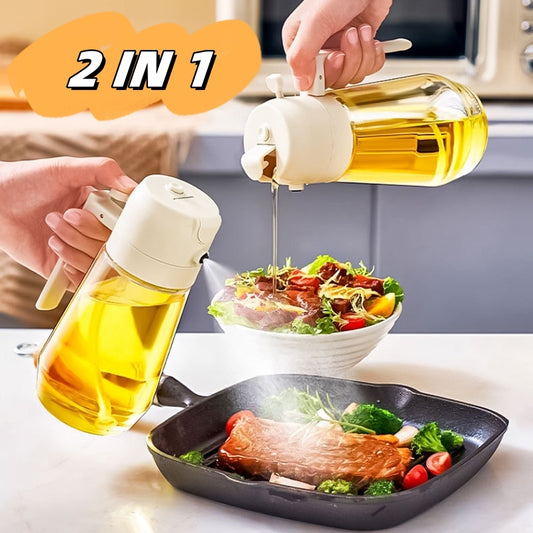470ML Olive Oil Sprayer Dispenser For Cooking Kitchen dealsniper-net