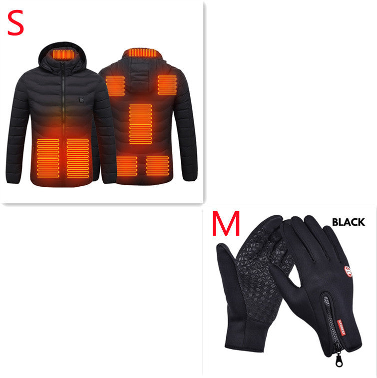 New Heated Jacket Coat USB Electric Jacket Cotton Coat Heater Men Electronics Office