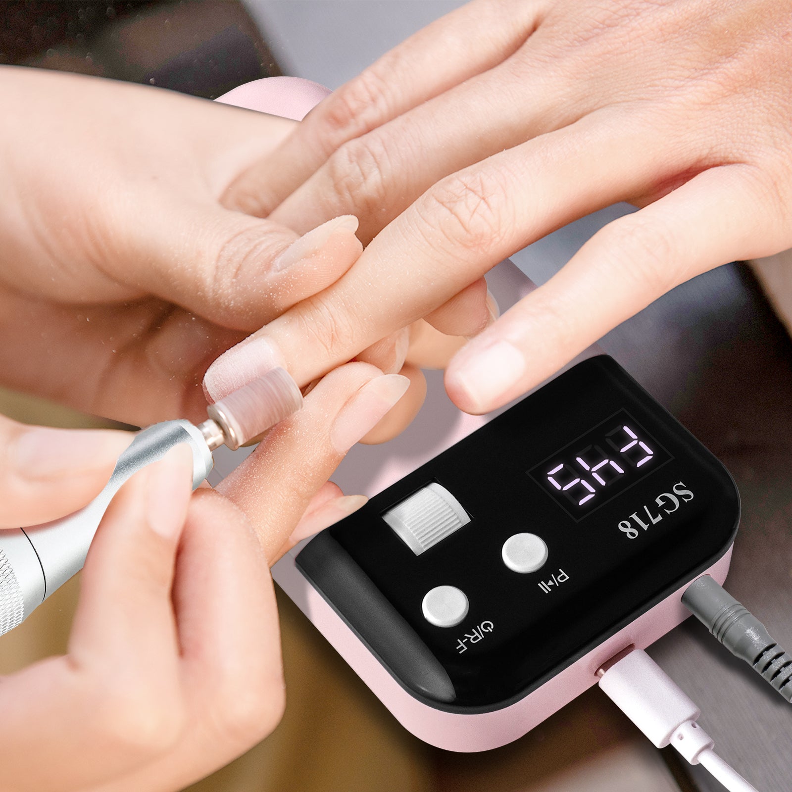 Electric Nail File For Shaping Removing & Polishing Gel Nails Beauty dealsniper-net