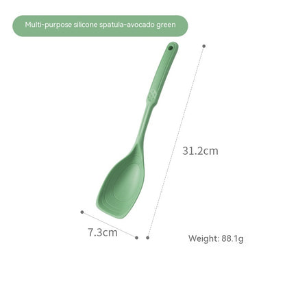 Household Multifunctional Spatula Edible Silicon Kitchen dealsniper-net Ladel Avocado Green