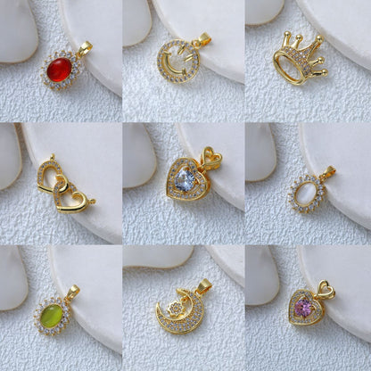 Fashionable Commuter Trendy Micro-Inlaid Zircon Ice-Type Necklace Jewelry Gym From House