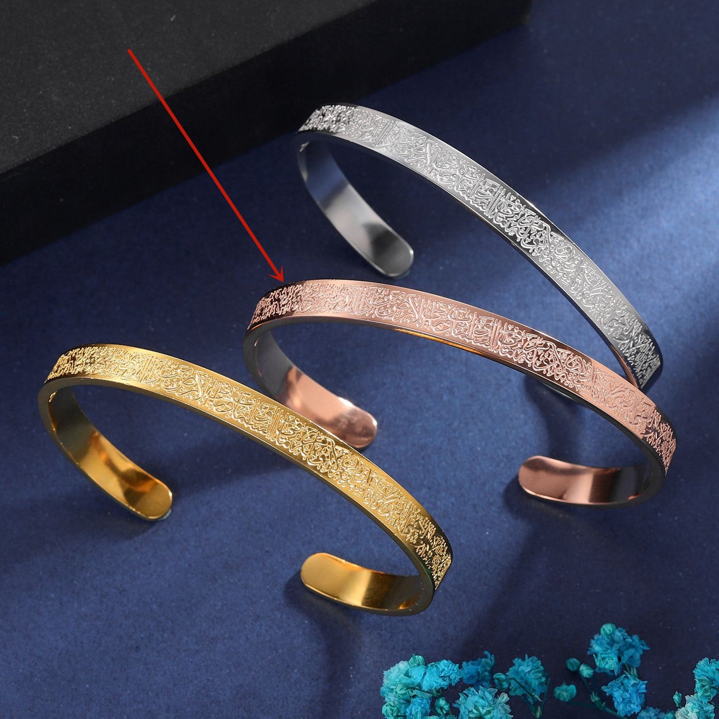 Carved Stainless Steel Bracelet Men Women Jewelry Gym From House Rose Gold