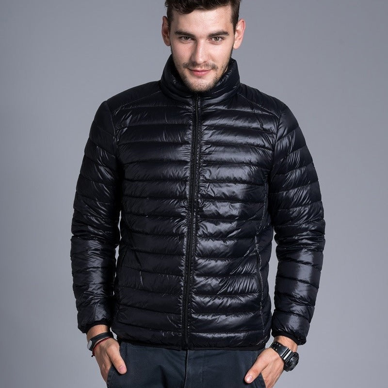 Winter Jacket for Men Jackets Duck Down Coat Outerwear Parka Men dealsniper-net Black 3XL