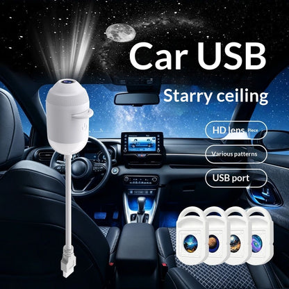 Starry Night Light Projector - Bedroom Ambiance Galaxy Star Home Decor DealSniper.net