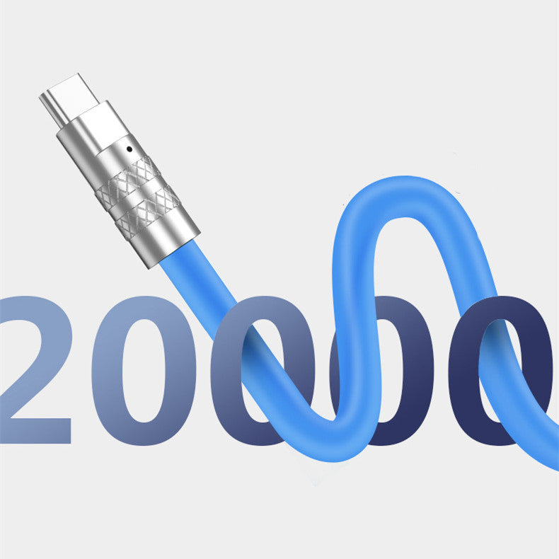 Rotating Type C Data Cable Super Fast Charging Electronics Gym From House Blue TYPEC 1.5m