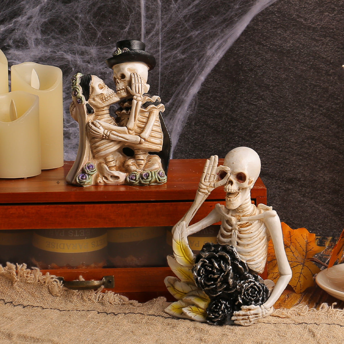 Cross-border Halloween Cartoon Skull Characters Ornaments Chamber Holidays DealSniper.net