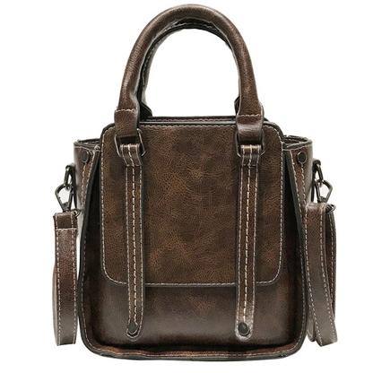 Retro little bag for ladies, ins new style for autumn/winter Women dealsniper-net Dark coffee color