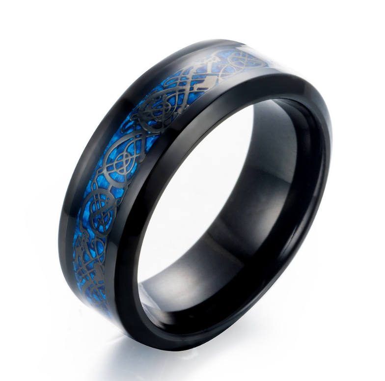 Titanium Steel Dragon Ring Jewelry dealsniper-net