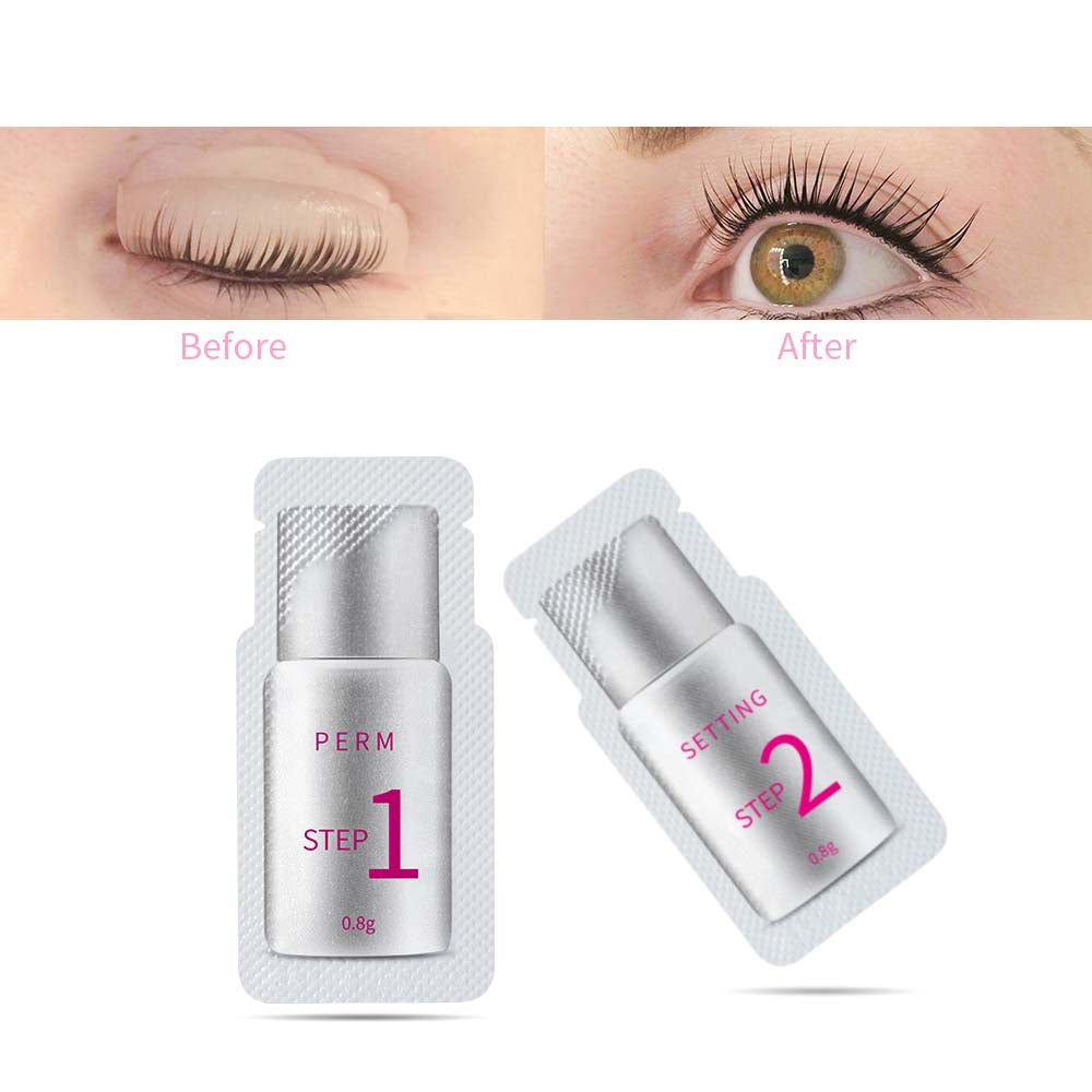 ICONSIGN 10 Pairs Pouch Eyelash Perm Lotion Lashes Lift Quick Perming 5 To 8 Minutes Beauty Makeup Tools Beauty DealSniper.net