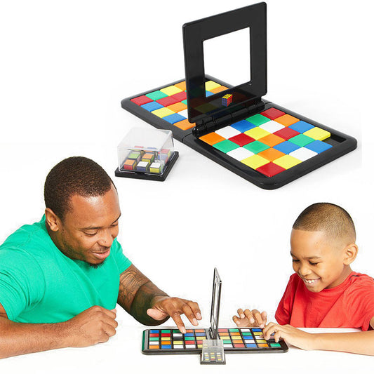 Color Battle Square Race Game Parent-Child Square Desktop Kids Puzzles