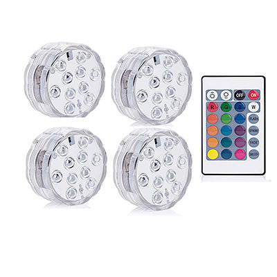 3 LEDs Underwater Light 16 Colors RGB IP68 Waterproof Swimming Pool