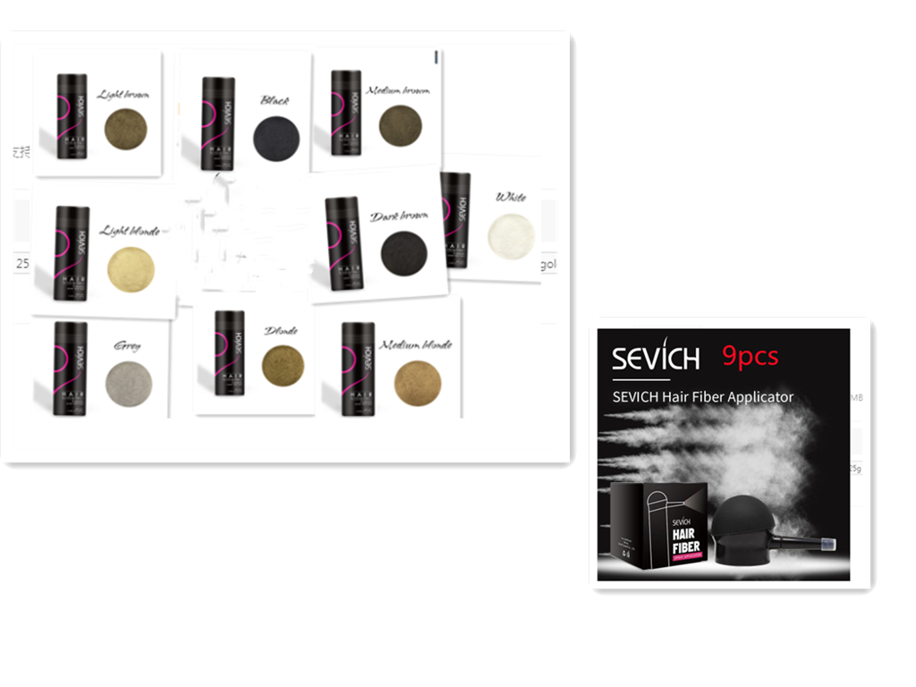 Hair Building Fibers Keratin Thicker Anti Hair Loss Products Concealer Beauty dealsniper-net 1style