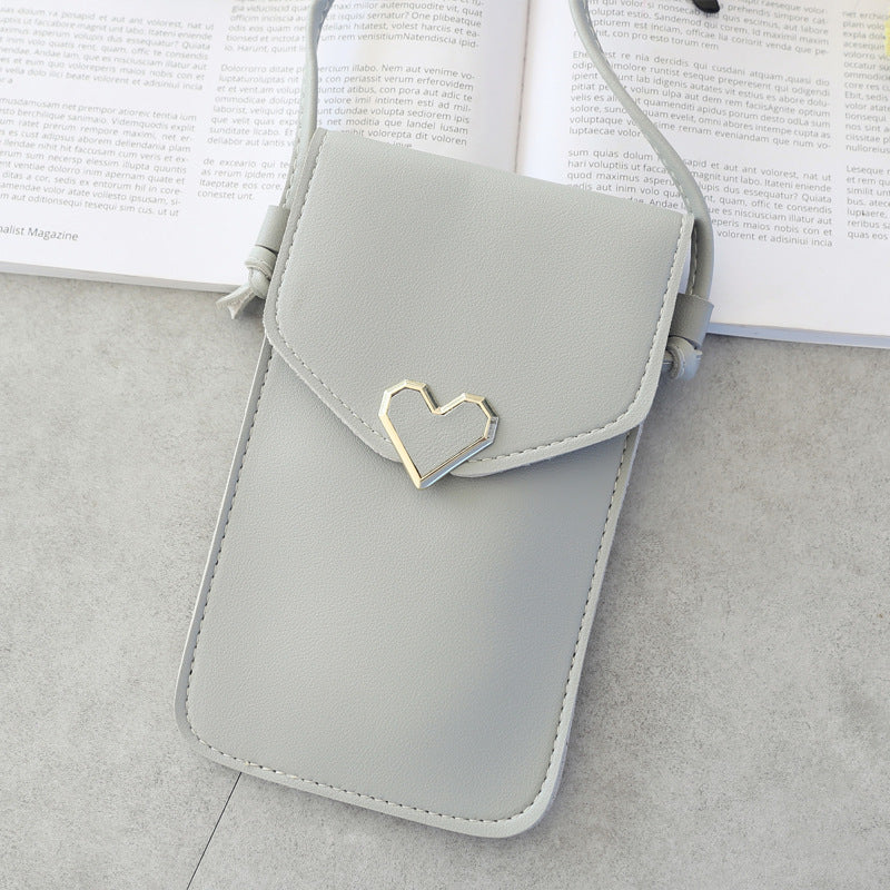 Crossbody Touch Screen Mobile Phone Bag Mini Bag Women DealSniper.net Grey